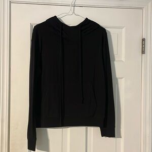 Black lightweight hoodie